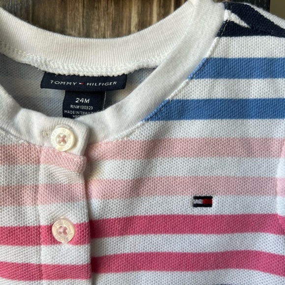 Tommy Hilfiger: Girls Striped Dress: Size 24m - Picture 2 of 4